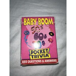 Hoyle Millennium Edition Pocket Trivia BABY BOOM 835 Questions And Answers